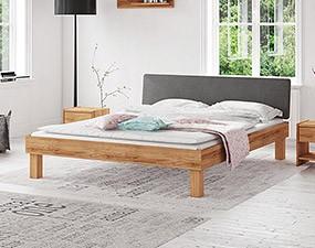 Posteľ VIGO 3 s čalúneným čelom