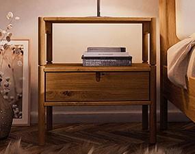 Nočný stolík s podnosom POLA