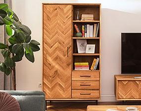 1-dverová šatníková skriňa ABIES