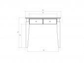 Toaletný stolík ODYS