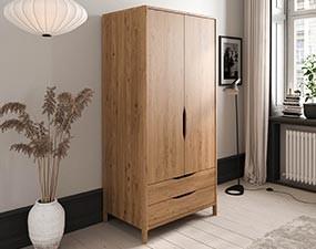 2-dverová šatníková skriňa TWIG