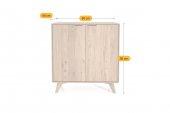 High chest of drawers GREG