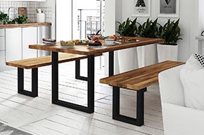 STEEL - Kolekcja mebli do jadalni z litego drewna