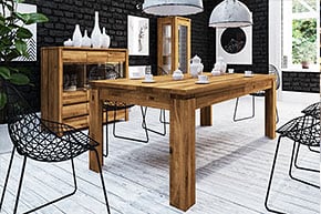 VINCI - kolekcia jedálenského nábytku z masívneho dreva