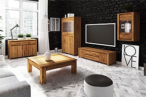 VINCI - kolekcia nábytku z masívneho dreva do obývačky